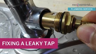 How to fix a leaking kitchen tap [upl. by Sekoorb838]