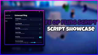 Roblox Script Showcase OP Fling Gui w Fling All Rare [upl. by Aziul]