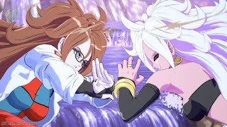 Android 21 Lab Coat vs Android 21 Evil [upl. by Elleinnod]