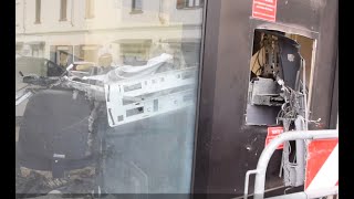 Mortara ancora un assalto al bancomat in piazza Silvabella [upl. by Mateya]