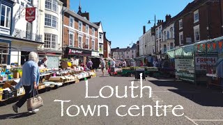 A walk around Louth Lincolnshire market town centre 2019 see what it’s like [upl. by Croner]