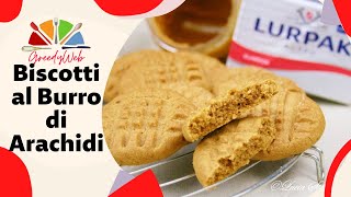 RICETTA BISCOTTI al Burro di Arachidi vi serve SOLO una Forchetta [upl. by Lehcir]