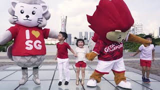 🇸🇬 GetActive Workout 2022 Dance of the Nation featuring NDP 2022 Theme Song  Stronger Together [upl. by Maryly]