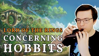 Lord of the Rings  Concerning Hobbits  Ocarina tutorial  tabs [upl. by Kcirrej]