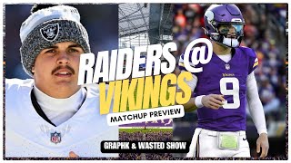 Raiders  Pre Game Show  Raiders vs Vikings Matchup Preview [upl. by Eekorehc]