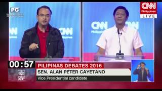 Cayetano and Marcos on political dynasty [upl. by Gudren980]