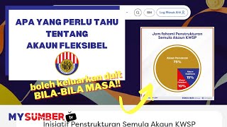 Pengeluaran Akaun 3 KWSP Mulai 11 Mei 2024 Pada BilaBila Masa Serendah RM50 – Akaun Fleksibel KWSP [upl. by Idnal]