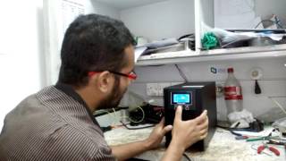 How To Set Output Voltage in 1 KVA Online UPS [upl. by Nahtanod]