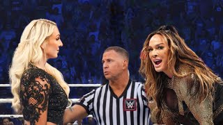 WWE RAW LIVE FULL MATCH  Charlotte Flair VS Nia Jax [upl. by Ymarej]