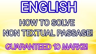 HOW TO SOLVE NON TEXTUAL PASSAGE SCORE FULL MARKS Maharashtra board 2022 [upl. by Ainoet]