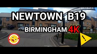 DRIVE THROUGH NEWTOWN IN BIRMINGHAM B19 HOME TO TRILLS 9boyz  BIRMINGHAM HOODS IN 4K [upl. by Eikciv469]