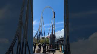 Stealth Coaster Ride At Thorpe Park Resort [upl. by Laehplar]