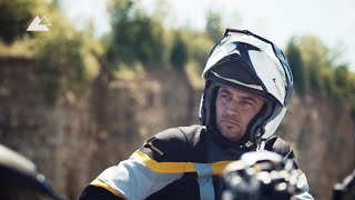 EN Touratech Aventuro Traveller  The Adventure FlipUp Helmet [upl. by Lipkin]