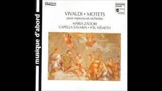 Antonio Vivaldi Motets Máriá Zádori Pál Németh [upl. by Odrautse]