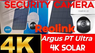 Reolink Argus PT Ultra 4K Solar Review [upl. by Ynahirb]