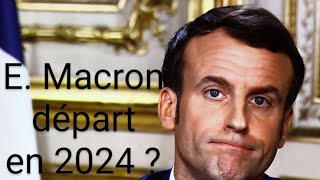 E Macron  2024 lannée du départ  aurevoirpresident voyancefrance macron [upl. by Alliuqet]