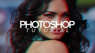 Tutorial  Photoshop  3D Anaglyph [upl. by Wilfred]