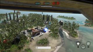 Star Wars Battlefront UWing Gameplay [upl. by Euqram]