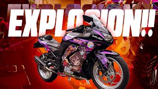 WE HOPE THIS ONE DIDNT EXPLODE AND GO LIMP MODE LIKE IN THE ANIME  DEVS KAWASAKI NINJA 250 [upl. by Meehsar304]