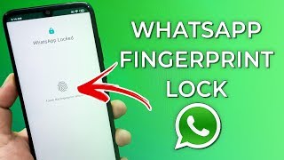 How to Use WHATSAPP FINGERPRINT LOCK on Android [upl. by Yesdnil]