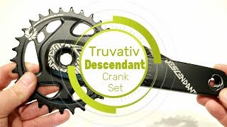 Truvativ DESCENDANT 6K Crankset Powerspline Weight and Specs [upl. by Suoinuj909]