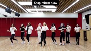 mirrored amp 70 slowed Fancy TWICE Dance Practice Choreography Video [upl. by Arihaz]