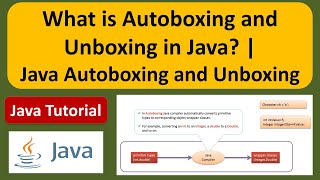 What is Autoboxing and Unboxing in Java  Java Autoboxing and Unboxing  Java Tutorial [upl. by Aissat]