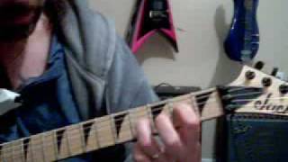 EZ AXE LESSONZ RUSTED FROM THE RAINBILLY TALENT GUITAR COVER LESSON PART TWO [upl. by Varden512]