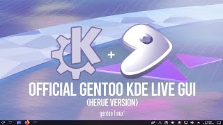 Review Gentoo KDE GUI [upl. by Akilam114]