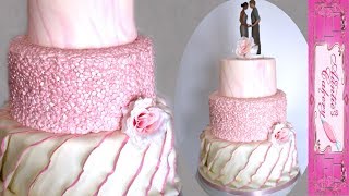 Perfectly Pink Wedding Cake [upl. by Yotal]