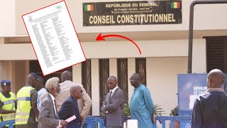 Conseil constitutionnel  Voici la liste des 33 candidats déposés [upl. by Siver]