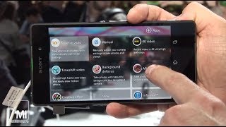 Sony Xperia Z2 M2 Z2 tablet и SmartBand на MWC2014 [upl. by Zilvia315]