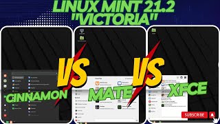 Linux Mint 212 quotVictoriaquot  Cinnamon vs MATE vs XFCE  RAM Consumption [upl. by Jauch]