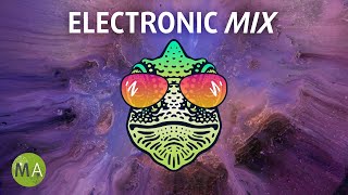 Upbeat Study Music EDM Mix Peak Focus Lizard Mix  Beta Isochronic Tones [upl. by Tolman760]