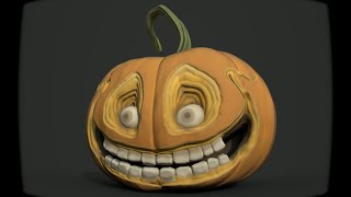 Baking Texture maps in Marmoset Toolbag3  Jack O Lantern Part 8 [upl. by Hepzi90]