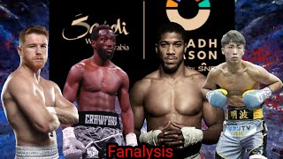 Fanalysis update Inoue Vs Nery Canelo vs Crawford riyadhseason caneloalvarez anthonyjoshua [upl. by Kane]