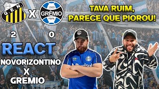 REACT  NOVORIZONTINO 2 X 0 GRÊMIO  BRASILEIRÃO SÉRIE B 2022 [upl. by Honorine]