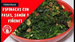 💕 Receta para preparar ESPINACAS REHOGADA A LA CATALANA ¡Deliciosas [upl. by Hirza992]