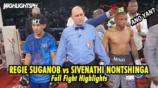 REGIE SUGANOB VS SIVENATHI NONTSHINGA – Full Fight Highlights [upl. by Hsirrap]