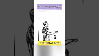 6 amazing volleyball referee hand signals  volleyball game rules for beginners  volleyball valley [upl. by Stephana]