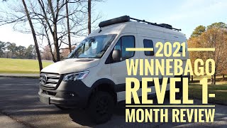 2021 Winnebago Revel One Month In Good Bad Tips and Tricks [upl. by Sidran87]