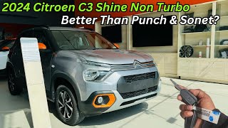 New Citroen C3 82 Shine Detail Review ♥️ Price amp Features 2024 Citroen C3 [upl. by Radferd]