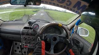 RSA Aghadowey Stage Win Vauxhall Corsa 1600 260222 [upl. by Notned353]