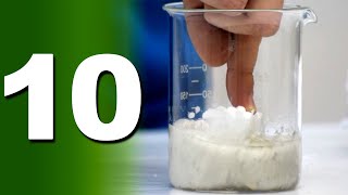 10 SORPRENDENTES EXPERIMENTOS DE QUIMICA [upl. by Blackmun205]