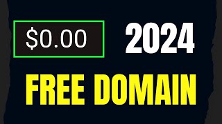 How to get free domain name in 2024 [upl. by Aredna]