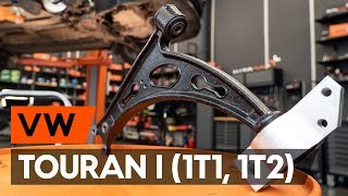 Come sostituire braccio oscillante anteriore su VW TOURAN 1 1T1 1T2 VIDEO TUTORIAL DI AUTODOC [upl. by Okihcim]