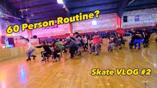 60 SKATERS AT ONCE SKATE VLOG [upl. by Phenice]