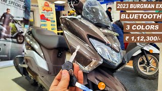 Finally Here Is 2023 Suzuki Burgman Street EX Details Review I On Road Price and More Features [upl. by Ecirahs]