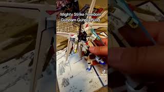 Mighty Strike Freedom Gundam Gunpla Construction progressivemetal gundamseed [upl. by Donnenfeld63]