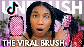 I Bought The Viral TikTok Unbrush Review Type 4 Natural Hair [upl. by Naxela466]